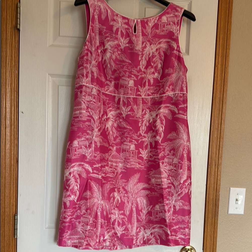 Talbots Pure Silk Pink Sleeveless Dress